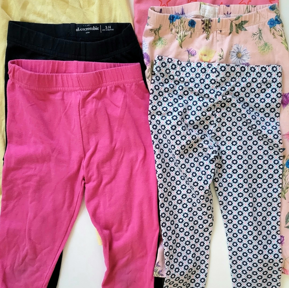 6 pair of leggings
